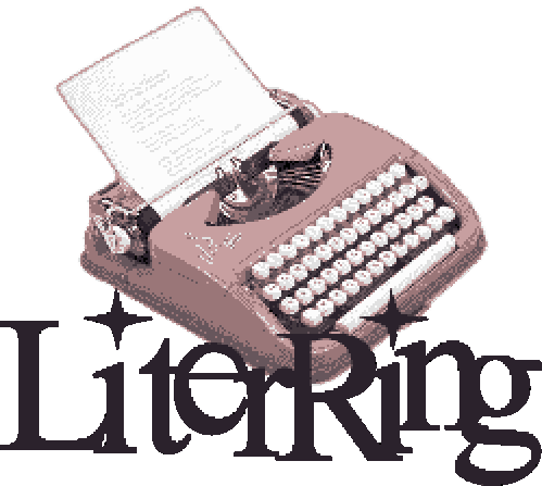 Literring button red