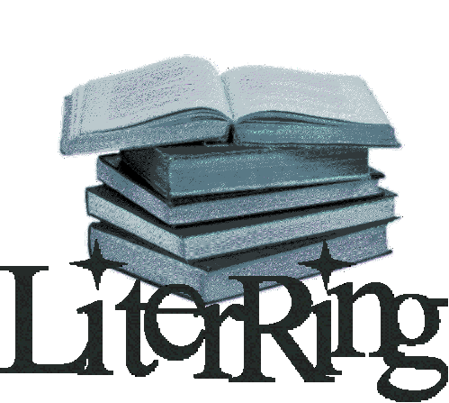 Literring button 2 blue